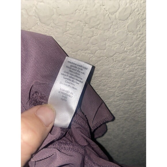 Athleta Attitude Jogger Pants Women Purple Ruched Athletic Pull On 4 Ruching - Picture 11 of 11